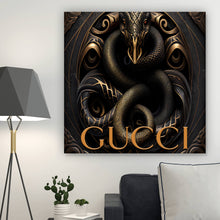 Lade das Bild in den Galerie-Viewer, Poster Edles Schlangenemblem Quadrat