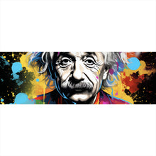 Lade das Bild in den Galerie-Viewer, Spannrahmenbild Einstein Always Thinking Pop Art Panorama