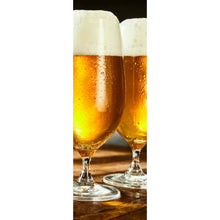 Lade das Bild in den Galerie-Viewer, Aluminiumbild gebürstet Eiskaltes Bier Panorama Hoch