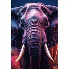 Lade das Bild in den Galerie-Viewer, Poster Elefant Digital Art Hochformat