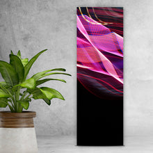 Lade das Bild in den Galerie-Viewer, Aluminiumbild gebürstet Elektromagnetische Wellen Panorama Hoch
