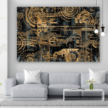 Lade das Bild in den Galerie-Viewer, Acrylglasbild Elektronische Zeichnung Querformat