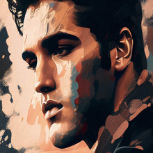 Lade das Bild in den Galerie-Viewer, Spannrahmenbild Elvis Presley Abstrakt Quadrat