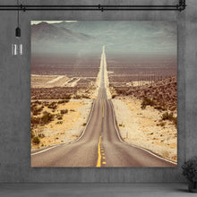 Lade das Bild in den Galerie-Viewer, Poster Endlose Strasse in Amerika Quadrat