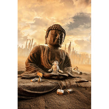 Lade das Bild in den Galerie-Viewer, Poster Endzeit Buddha Hochformat