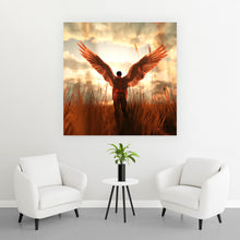 Lade das Bild in den Galerie-Viewer, Aluminiumbild Engel Quadrat