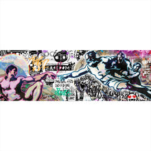 Lade das Bild in den Galerie-Viewer, Leinwandbild Erschaffung der Welt Pop Art Panorama