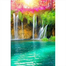 Lade das Bild in den Galerie-Viewer, Poster Exotischer Wasserfall Hochformat