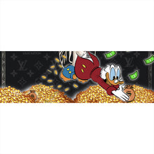 Lade das Bild in den Galerie-Viewer, Leinwandbild Express Card Dagobert Pop Art Panorama