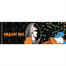 Lade das Bild in den Galerie-Viewer, Aluminiumbild gebürstet Express Card Donald Pop Art Panorama