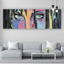 Lade das Bild in den Galerie-Viewer, Poster Fantasie Portrait eines Mädchens Panorama