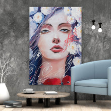 Lade das Bild in den Galerie-Viewer, Poster Fantasie Portrait einer Frau Hochformat