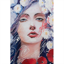 Lade das Bild in den Galerie-Viewer, Poster Fantasie Portrait einer Frau Hochformat