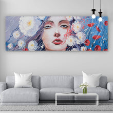 Lade das Bild in den Galerie-Viewer, Poster Fantasie Portrait einer Frau Panorama