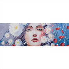 Lade das Bild in den Galerie-Viewer, Acrylglasbild Fantasie Portrait einer Frau Panorama