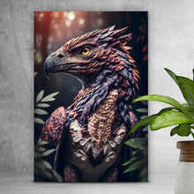 Lade das Bild in den Galerie-Viewer, Poster Fantasie Raubvogel Portrait Hochformat