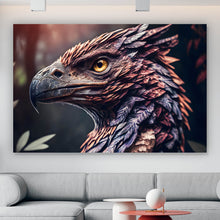 Lade das Bild in den Galerie-Viewer, Poster Fantasie Raubvogel Portrait Querformat