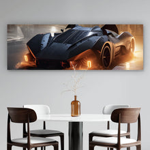 Lade das Bild in den Galerie-Viewer, Spannrahmenbild Fantasy Gangster Sportwagen Digital Art Panorama