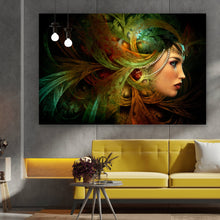 Lade das Bild in den Galerie-Viewer, Leinwandbild Fantasy Schönheit Querformat