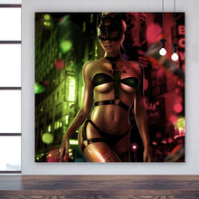 Lade das Bild in den Galerie-Viewer, Aluminiumbild Fetisch Girl Quadrat