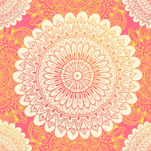Lade das Bild in den Galerie-Viewer, Poster Florales Mandala Quadrat