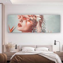 Lade das Bild in den Galerie-Viewer, Aluminiumbild Flower Queen Panorama