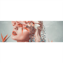 Lade das Bild in den Galerie-Viewer, Leinwandbild Flower Queen Panorama