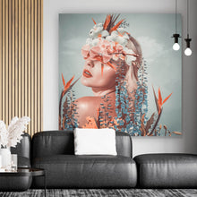 Lade das Bild in den Galerie-Viewer, Aluminiumbild Flower Queen Quadrat