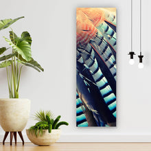 Lade das Bild in den Galerie-Viewer, Aluminiumbild Flügel Nahaufnahme Panorama Hoch