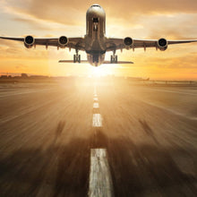 Lade das Bild in den Galerie-Viewer, Leinwandbild Flugzeug hebt ab Quadrat