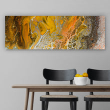 Lade das Bild in den Galerie-Viewer, Poster Fluid Art Coffee Panorama