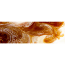 Lade das Bild in den Galerie-Viewer, Leinwandbild Fluid Art Coffee with Milk Panorama