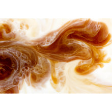 Lade das Bild in den Galerie-Viewer, Leinwandbild Fluid Art Coffee with Milk Querformat