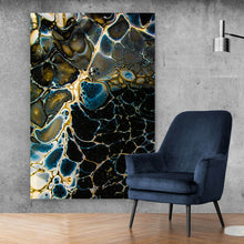 Lade das Bild in den Galerie-Viewer, Leinwandbild Fluid Art Galaxy Hochformat