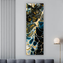 Lade das Bild in den Galerie-Viewer, Leinwandbild Fluid Art Galaxy Panorama Hoch