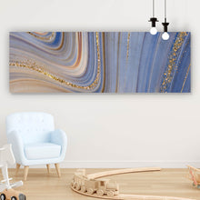 Lade das Bild in den Galerie-Viewer, Poster Fluid Art Glitzer Wellen Panorama