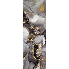 Lade das Bild in den Galerie-Viewer, Leinwandbild Fluid Art Gold Panorama Hoch