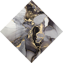Lade das Bild in den Galerie-Viewer, Leinwandbild Fluid Art Gold Raute