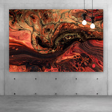 Lade das Bild in den Galerie-Viewer, Poster Fluid Art Lava Querformat