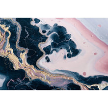Lade das Bild in den Galerie-Viewer, Spannrahmenbild Fluid Art Lovely Pink Querformat
