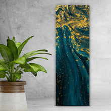 Lade das Bild in den Galerie-Viewer, Aluminiumbild Fluid Art Luxury No. 2 Panorama Hoch