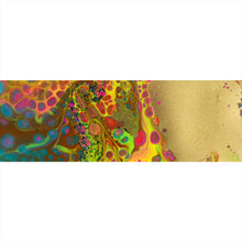 Lade das Bild in den Galerie-Viewer, Aluminiumbild Fluid Art Neon Panorama