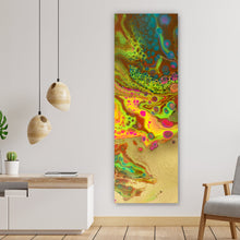 Lade das Bild in den Galerie-Viewer, Poster Fluid Art Neon Panorama Hoch