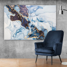 Lade das Bild in den Galerie-Viewer, Poster Fluid Art Ocean Querformat