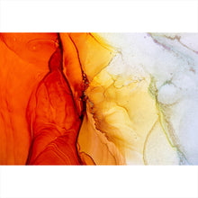 Lade das Bild in den Galerie-Viewer, Leinwandbild Fluid Art Sunset Querformat