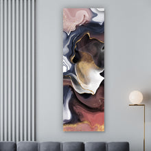 Lade das Bild in den Galerie-Viewer, Spannrahmenbild Fluid Art Red Secret Panorama Hoch