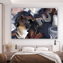 Lade das Bild in den Galerie-Viewer, Poster Fluid Art Red Secret Querformat