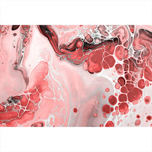 Lade das Bild in den Galerie-Viewer, Poster Fluid Art Soft Red Querformat