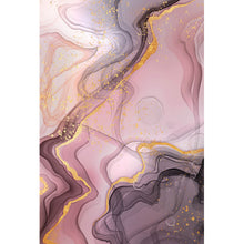Lade das Bild in den Galerie-Viewer, Spannrahmenbild Fluid Art Rose Hochformat