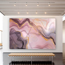 Lade das Bild in den Galerie-Viewer, Poster Fluid Art Rose Querformat